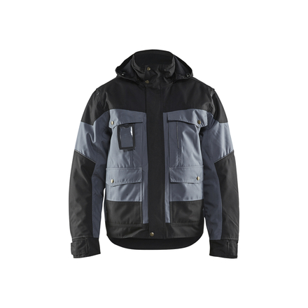 Veste hiver à capuche Blåkläder 4886 Gris clair/Noir Blaklader - 488619779499