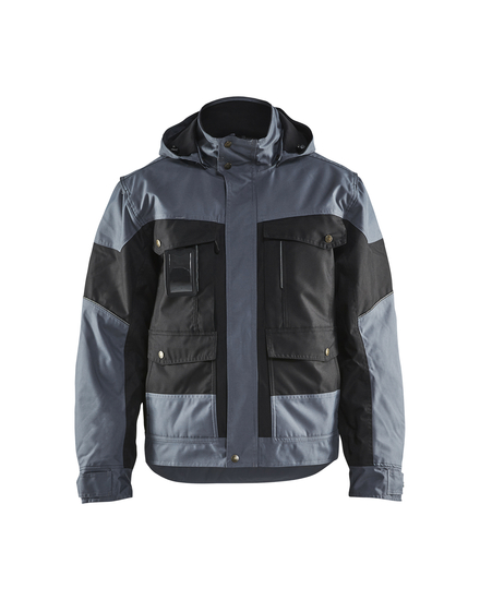 Veste hiver à capuche Blåkläder 4886 Noir/Gris clair Blaklader - 488619779994