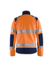 Veste polaire coupe-vent haute-visibilité Blåkläder 4888 Orange fluo/Marine Blaklader - 488825245389