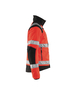 Veste polaire coupe-vent haute-visibilité Blåkläder 4888 Rouge fluo/Noir Blaklader - 488825245599