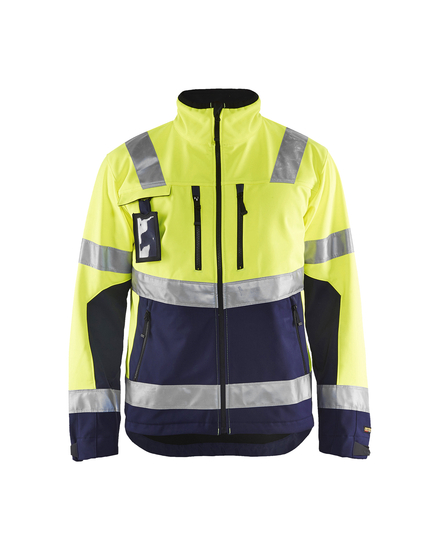 Veste softshell haute-visibilité Blåkläder 4900 Jaune fluo/Marine Blaklader - 490025173389