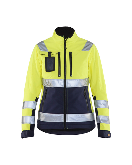 Veste softshell haute-visibilité femme Blåkläder 4902 Jaune fluo/Marine Blaklader - 490225173389