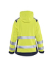 Veste hardshell haute-visibilité femme Blåkläder 4904 Jaune fluo/Noir Blaklader - 490419873399