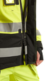 Veste hardshell haute-visibilité femme Blåkläder 4904 Jaune fluo/Noir Blaklader - 490419873399