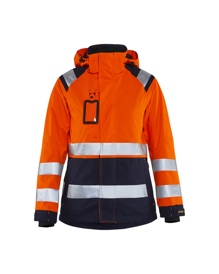 Veste hardshell haute-visibilité femme Blåkläder 4904 Orange fluo/Marine Blaklader - 490419875389