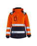 Veste hardshell haute-visibilité femme Blåkläder 4904 Orange fluo/Marine Blaklader - 490419875389