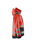 Veste hardshell haute-visibilité femme Blåkläder 4904 Rouge fluo/Noir Blaklader - 490419875599