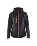 Veste softshell à capuche femme Blåkläder 4919 Noir/Rouge Blaklader - 491925179956