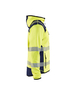Veste tricotée à capuche haute-visibilité Blåkläder 4923 Jaune fluo/Marine Blaklader - 492321203389