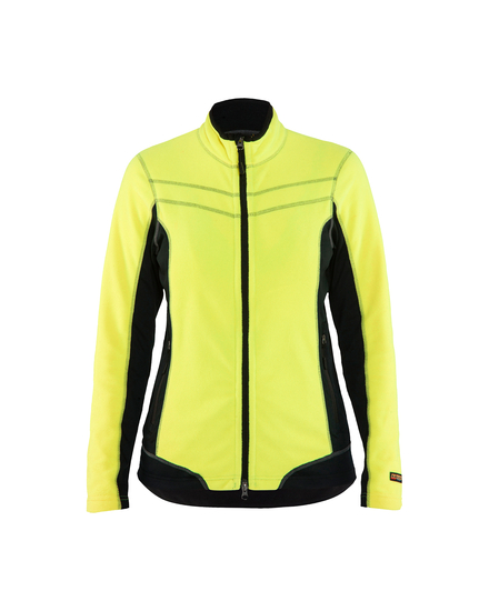 Veste micropolaire femme Blåkläder 4924 Jaune fluo/Noir Blaklader - 492410103399