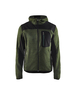 Veste tricotée à capuche Blåkläder 4930 Vert armée/Noir Blaklader - 493021174699