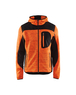 Veste tricotée à capuche Blåkläder 4930 Orange fluo/Noir Blaklader - 493021175399