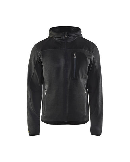 Veste tricotée à capuche Blåkläder 4930 Gris anthracite/Noir Blaklader - 493021179799