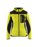 Veste tricotée à capuche femme Blåkläder 4931 Jaune fluo/Noir Blaklader - 493121173399