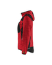 Veste tricotée à capuche femme Blåkläder 4931 Rouge/Noir Blaklader - 493121175699