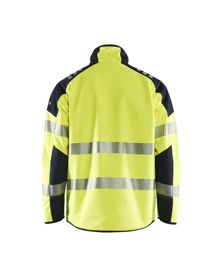 Veste softshell multinormes Blåkläder 4948 Jaune fluo/Marine Blaklader - 494815603389
