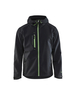 Veste Softshell à capuche Blåkläder 4949 Noir/vert Blaklader - 494925179942