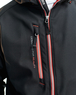 Veste Softshell à capuche Blåkläder 4949 Noir/Rouge Blaklader - 494925179956