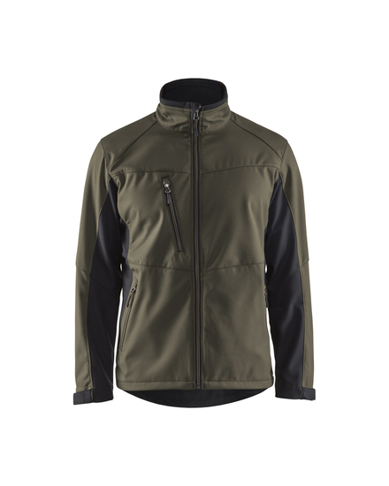 Veste Softshell Blåkläder 4950 Vert Kaki/Noir Blaklader - 495025164599