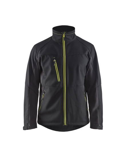 Veste Softshell Blåkläder 4950 Noir/Jaune fluo Blaklader - 495025169933