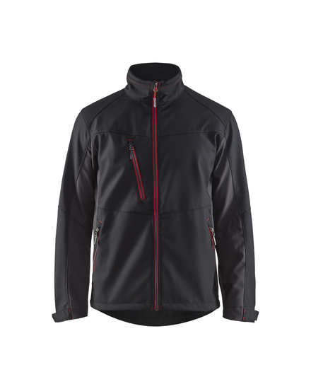 Veste Softshell Blåkläder 4950 Noir/Rouge Blaklader - 495025169956