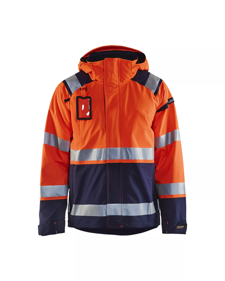 Veste hardshell stretch 2D haute-visibilité Blåkläder 4987 Orange fluo/Marine Blaklader - 498719875389