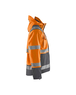 Veste hardshell stretch 2D haute-visibilité Blåkläder 4987 Orange fluo/Gris anthracite Blaklader - 498719875396