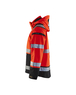 Veste hardshell stretch 2D haute-visibilité Blåkläder 4987 Rouge fluo/Noir Blaklader - 498719875599