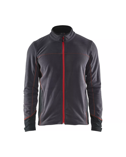 Veste micropolaire Blåkläder 4995 Gris anthracite/Rouge Blaklader - 499510109756