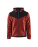 Veste tricotée avec softshell Blåkläder 5940 Rouge brique/Noir Blaklader - 594025365999