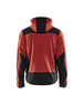 Veste tricotée avec softshell Blåkläder 5940 Rouge brique/Noir Blaklader - 594025365999