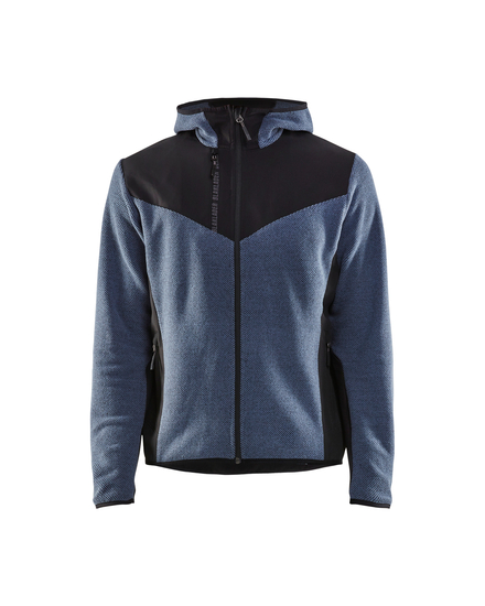 Veste tricotée avec softshell Blåkläder 5940 Bleu guède/Marine foncé Blaklader - 594025368286