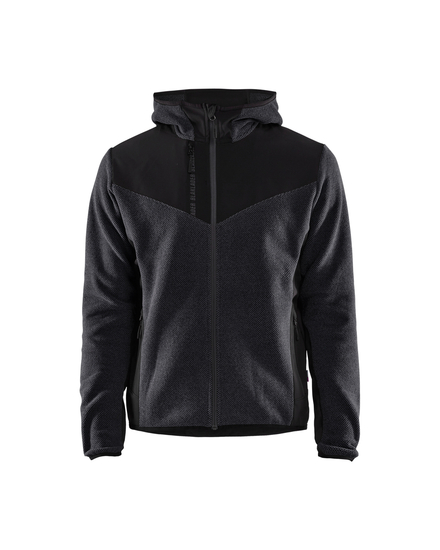 Veste tricotée avec softshell Blåkläder 5940 Gris anthracite/Noir Blaklader - 594025369799