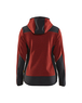 Veste tricotée avec softshell femme Blåkläder 5941 Rouge brique/Noir Blaklader - 594125365999