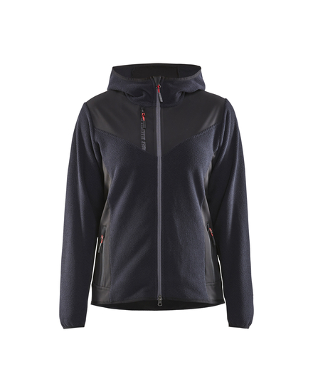 Veste tricotée avec softshell femme Blåkläder 5941 Marine foncé/Noir Blaklader - 594125368699