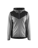 Veste tricotée avec softshell femme Blåkläder 5941 Gris chiné/Noir Blaklader - 594125369099