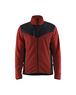 Veste tricotée avec softshell Blåkläder 5942 Rouge brique/Noir Blaklader - 594225365999