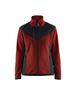 Veste tricotée avec softshell femme Blåkläder 5943 Rouge brique/Noir Blaklader - 594325365999