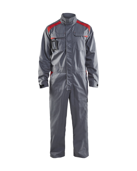 Combinaison industrie manches longues Blåkläder 6054 Gris clair/Rouge Blaklader - 605418009456C