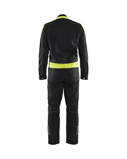 Combinaison industrie stretch 2D Blåkläder 6144 Noir/Jaune fluo Blaklader - 614418329933C