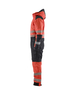 Combinaison hiver haute-visibilité Blåkläder 6725 Rouge fluo/Noir Blaklader - 672519775599
