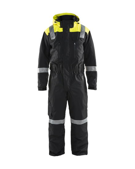 Combinaison hiver manches longues à capuche détails fluo Blåkläder 6787 Noir/Jaune fluo Blaklader - 678719779933C