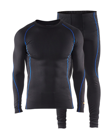 Ensemble sous-vêtements LIGHT Blåkläder 6810 Noir/Bleu roi Blaklader - 681017079985