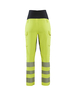 Pantalon de grossesse haute-visibilité stretch 4D Blåkläder 7100 Jaune fluo/Noir Blaklader - 710016423399