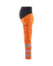 Pantalon de grossesse haute-visibilité stretch 4D Blåkläder 7100 Orange fluo/Noir Blaklader - 710016425399