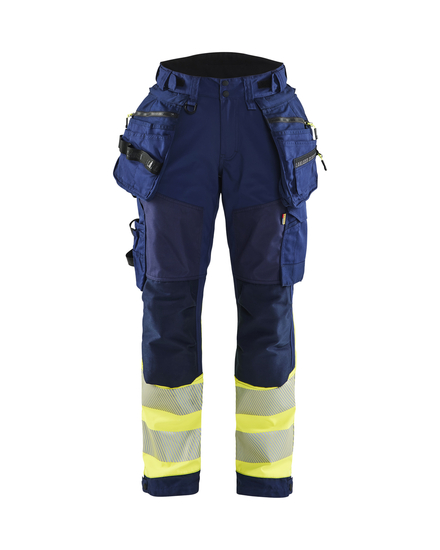 Pantalon Softshell Haute-Visibilité Femme Blåkläder 7114 Marine/Jaune fluo Blaklader - 711425138933C
