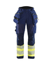 Pantalon Softshell Haute-Visibilité Femme Blåkläder 7114 Marine/Jaune fluo Blaklader - 711425138933C