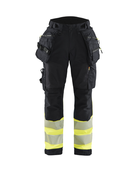 Pantalon Softshell Haute-Visibilité Femme Blåkläder 7114 Noir/Jaune fluo Blaklader - 711425139933C