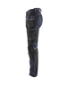 Pantalon artisan +stretch femme Blåkläder 7115 Marine foncé/Noir Blaklader - 711513438699C