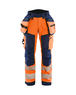 Pantalon Softshell Haute-visibilité Femme Blåkläder 7118 Orange fluo/Marine Blaklader - 711825135389C